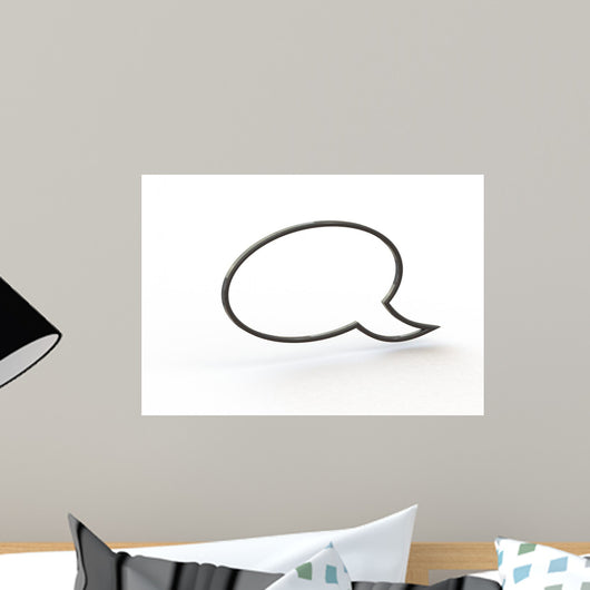 Speech Bubble Wall Decal