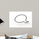 Speech Bubble Wall Decal