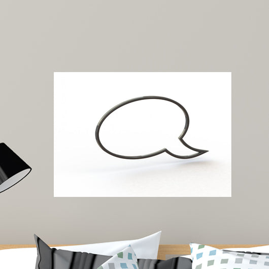 Speech Bubble Wall Decal