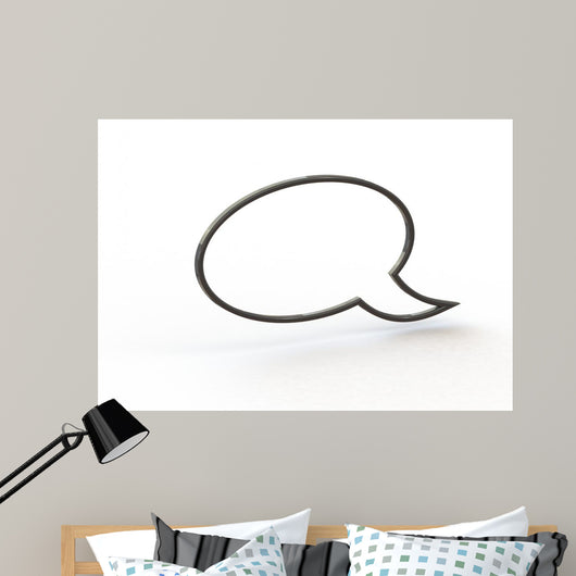 Speech Bubble Wall Decal
