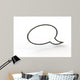 Speech Bubble Wall Decal