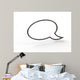 Speech Bubble Wall Decal