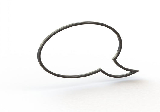 Speech Bubble Wall Decal
