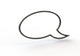 Speech Bubble Wall Decal