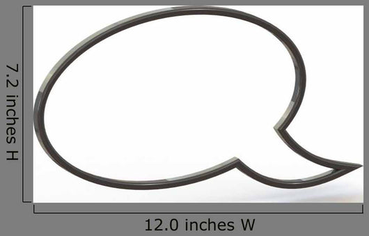 Speech Bubble Wall Decal