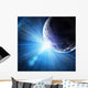 Blue Horizon Over Planet Wall Decal