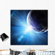 Blue Horizon Over Planet Wall Decal