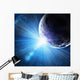 Blue Horizon Over Planet Wall Decal