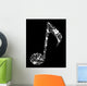 Music Instruments Note Shape Wall Decal