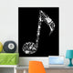 Music Instruments Note Shape Wall Decal