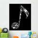 Music Instruments Note Shape Wall Decal