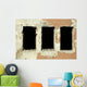 Old Building with Broken Windows Wall Decal