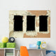 Old Building with Broken Windows Wall Decal