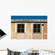 Old Building Windows Wall Decal