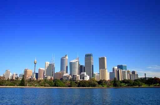 Sydney Skyline Distant Wall Decal