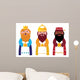 Three Wise Men Illustration Wall Decal