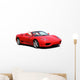 Red Convertible Sports Car Wall Decal