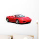 Red Convertible Sports Car Wall Decal