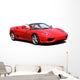 Red Convertible Sports Car Wall Decal