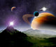 Deep Space Far Future Wall Decal