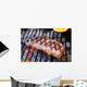 Delicious Looking Steak Cooking Wall Decal