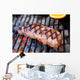 Delicious Looking Steak Cooking Wall Decal