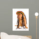 Rastafarian Hat Dog Wall Decal