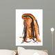 Rastafarian Hat Dog Wall Decal