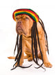 Rastafarian Hat Dog Wall Decal