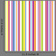 Bright Stripe Pattern Wall Decal