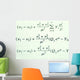 Equations Becoming Clear Wall Decal