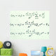 Equations Becoming Clear Wall Decal