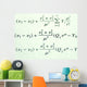 Equations Becoming Clear Wall Decal