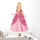 Beautiful Princess in a Pink Dress Wall Decal