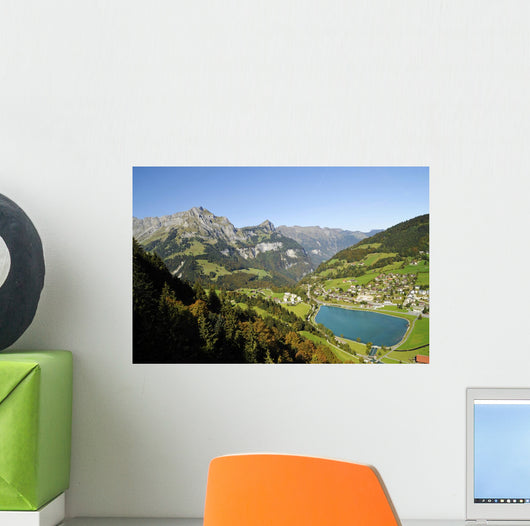 Switzerland Scenery Mount Titlis Wall Decal