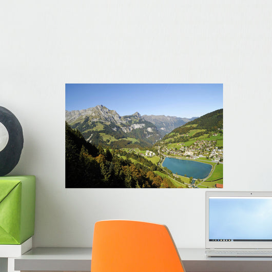 Switzerland Scenery Mount Titlis Wall Decal
