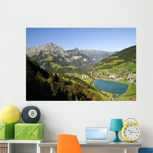 Switzerland Scenery Mount Titlis Wall Decal
