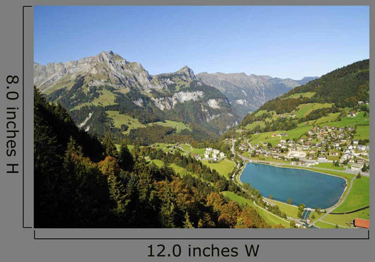 Switzerland Scenery Mount Titlis Wall Decal