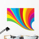 Colorful Curling Rainbow Wall Decal