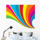 Colorful Curling Rainbow Wall Decal