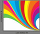 Colorful Curling Rainbow Wall Decal