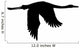 Crane Silhouette Wall Decal
