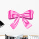 Pink Gift Bow Wall Decal