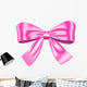 Pink Gift Bow Wall Decal
