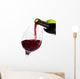 Red Wine Bottle Wall Decal
