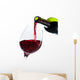 Red Wine Bottle Wall Decal