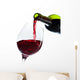 Red Wine Bottle Wall Decal