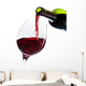 Red Wine Bottle Wall Decal
