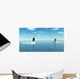 CG Penguins on Ice Sheets Wall Decal