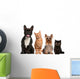 Group of Small Cats And Dogs Wall Decal